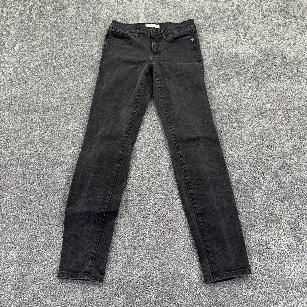 Madewell Jeans Womens 27 Gray Skinny Skinny Stretch Charcoal Wash Denim